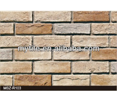 fake stone exterior wall cladding (Rustic Brick Series)