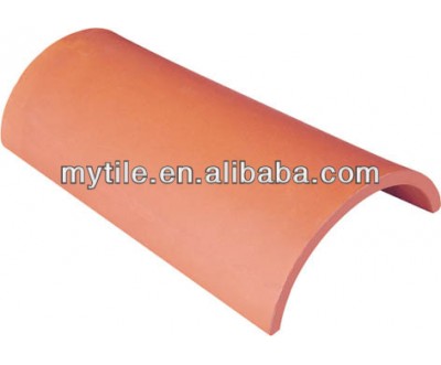 Red Terracotta Roof Tiles Semi-cylindrical Tiles Construction Material M1805