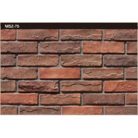 Faux Brick Wall Cladding Red Color (antique stone series)